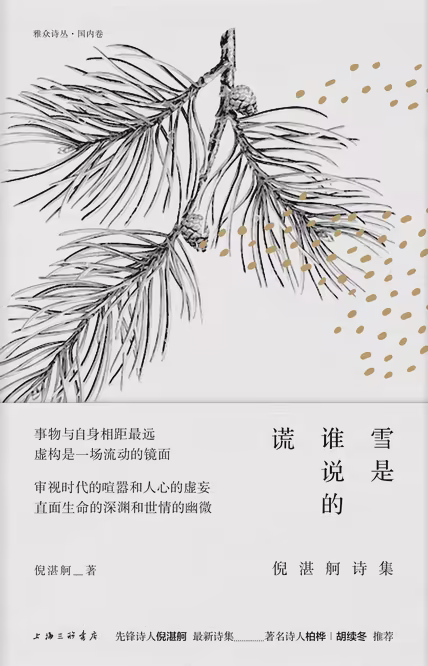 雪是谁说的谎：倪湛舸诗集